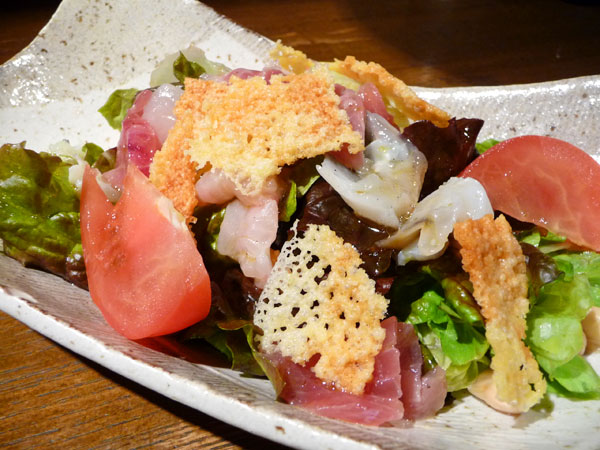 魚介のわさびサラダ